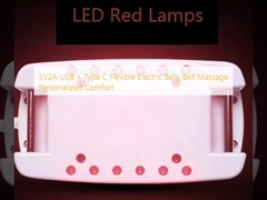 5V2A USB + Tipo C Flexível Cinturão Elétrico Massagem de Barriga Conforto Personalizado
