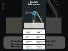 Revolucione sua rotina de fitness com um novo projeto de arma de massagem elétrica para relaxar o corpo