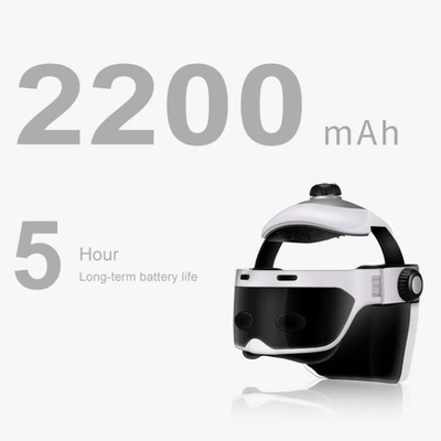 qualidade  30 Minutes Head Massager Helmet White Electric Scalp Massager Helmet fábrica