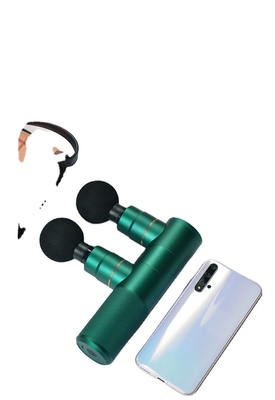 Massagista Ergonômico de Percussão Negra 1,2 kg Arma de Massagem Muscular de Fascia