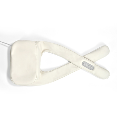Massagista de pescoço e ombro 3D com chapéu de massagem de joelhos ajustável por calor