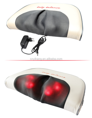almofada de massagem de Shiatsu 3D com intensidade ajustável por calor