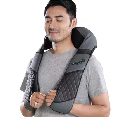 FCC ROHS Massageador de pescoço e ombro sem fio com calor e controle remoto