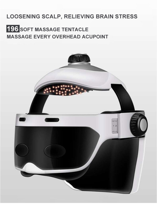 FCC ROHS Elétrico de massagem do couro cabeludo capacete de três níveis capacete de massagem cerebral