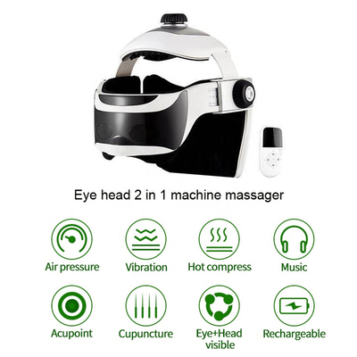 1.5 libras capacete de massagem elétrico para a cabeça para massagem de relaxamento profundo capacete de massagem