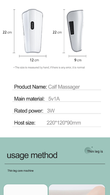 Massageador Elétrico de Pernas de 24 Watts Para Circulação Três modos