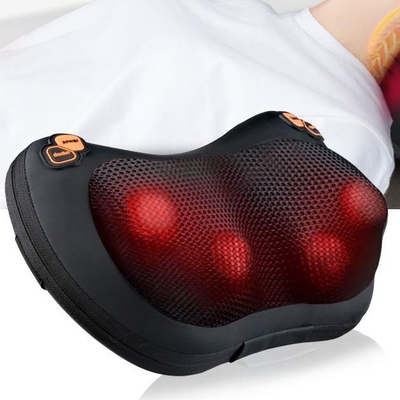 Ultra Relaxante Vibrante Neck Pillow PU Homedics Shiatsu Massage Pillow Com Calor