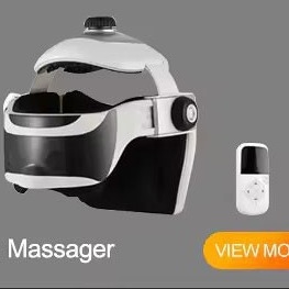 Quatro modos Massagista Elétrico de Cabeça Capaceiro 90 Minutos Massagista de Olho