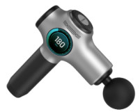 Arma de massagem de 99 velocidades com 8 cabeças de massagem e LCD Touch para recuperação muscular profissional
