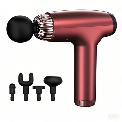 Atualize sua ferramenta de massagem com uma pistola de massagem de cinco cabeças 5 níveis de velocidade 2-3 horas de tempo de uso e menos de 60 dB de ruído