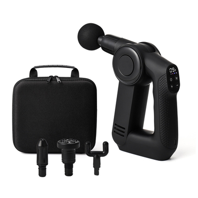 Pistola de massagem portátil com compressão a quente e a frio